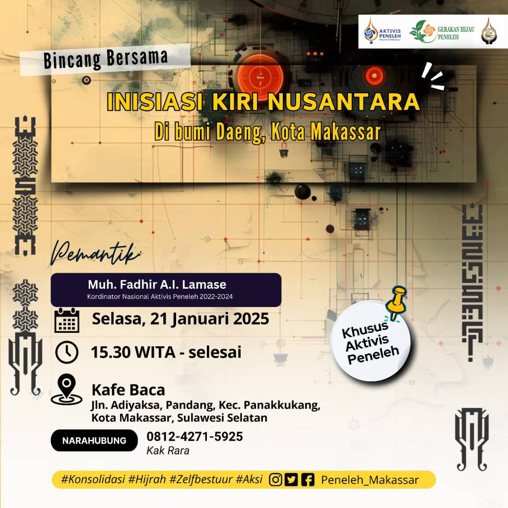 Diskusi “Inisiasi Kiri Nusantara” Digelar di Makassar, Aktivis Peneleh Kembali&nbsp;Konsolidasi