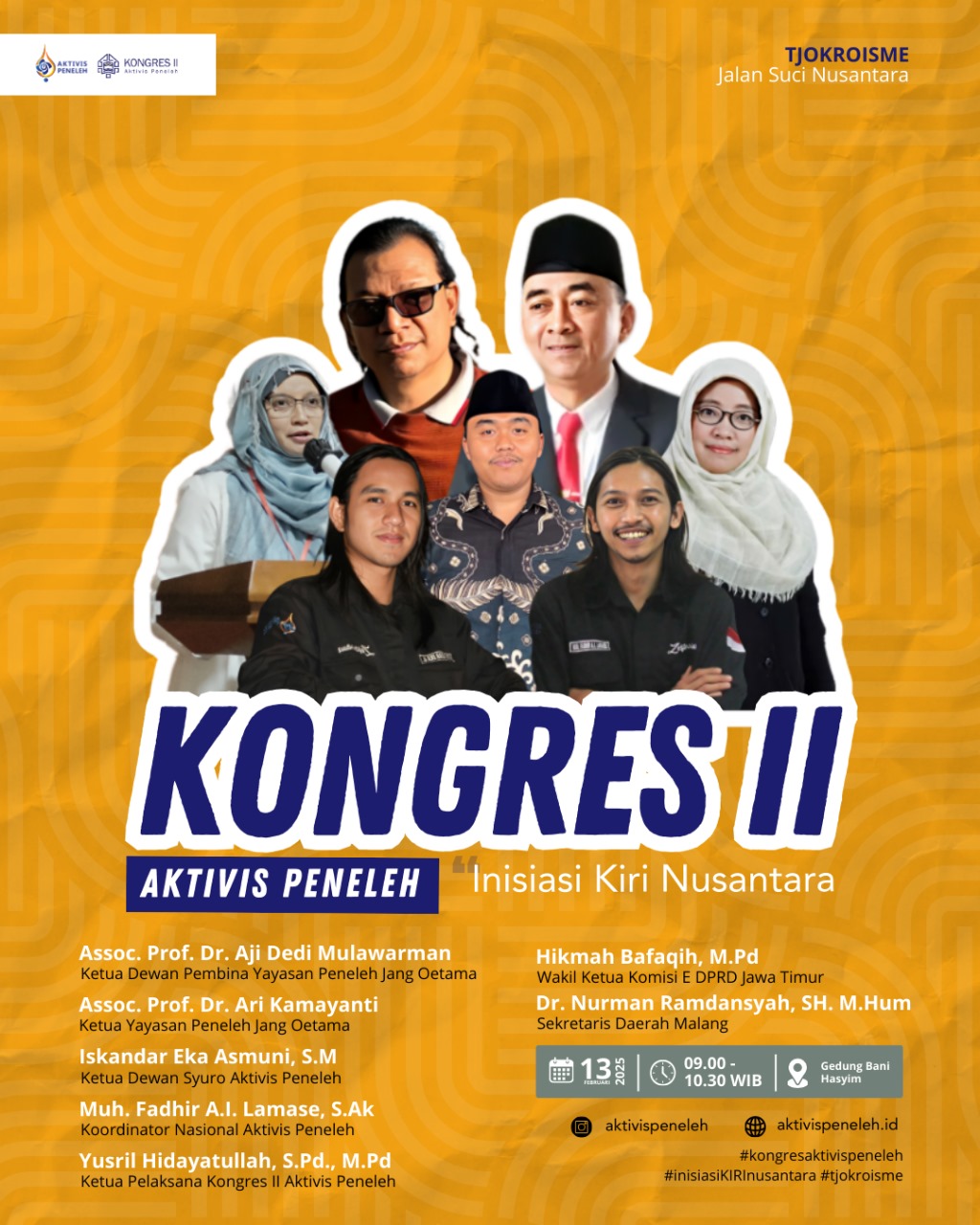 Sekda Malang Hingga DPRD Jatim Hadir di Kongres Aktivis Peneleh&nbsp;II