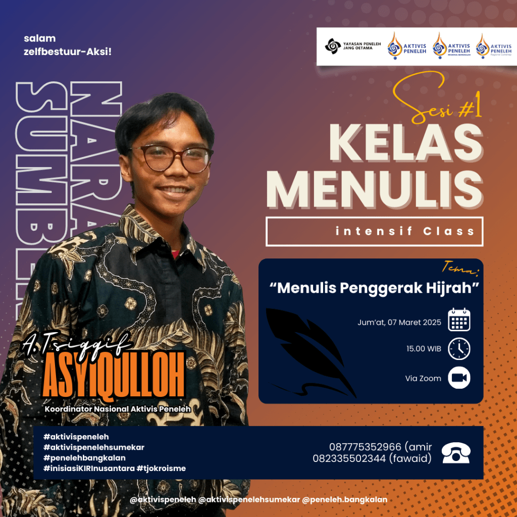 Aktivis Peneleh Se-Madura Raya Sukses Gelar Kelas Menulis Sesi&nbsp;I